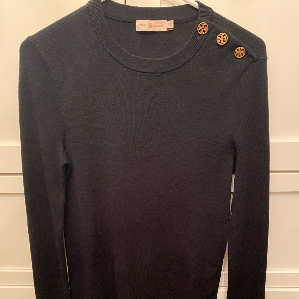Tory Burch Black Sweater size Small/Medium